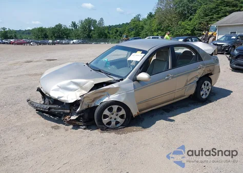 2007 Kia Spectra Ex z USA, uszkodzony, nr VIN KNAFE121275405083